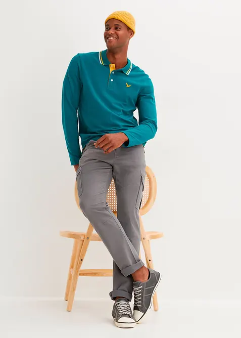 Poloshirt van biologisch katoen (set van 2), bonprix