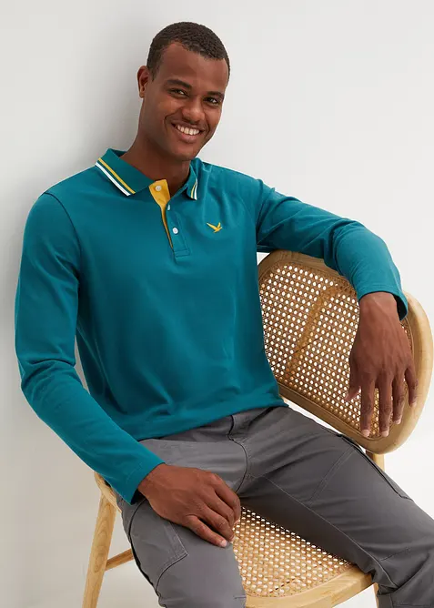 Poloshirt van biologisch katoen (set van 2), bonprix