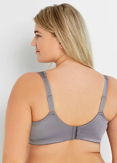 Steun bh zonder beugels met gewatteerde bandjes (set van 2), bonprix