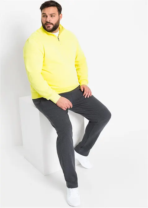 binnenkant zacht geruwd joggingbroek met rechte zoom, bonprix