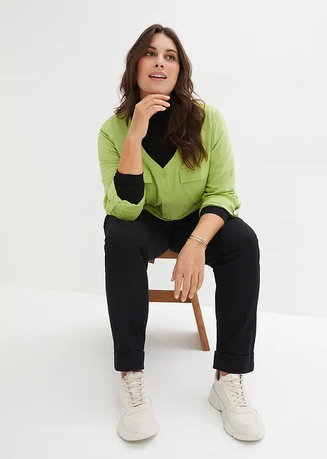 Chino broek van katoen, enkellang, bonprix