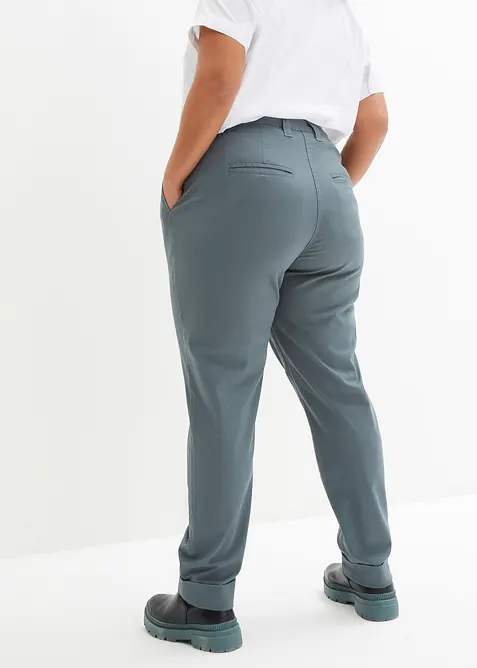 Chino broek van katoen, enkellang, bonprix