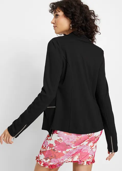 Biker jas in een viscosemix, bonprix