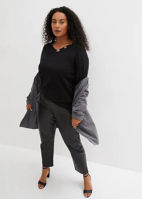 Longsleeve met eyelets, bonprix