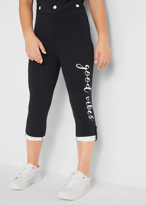 3/4 legging met biologisch katoen, bonprix