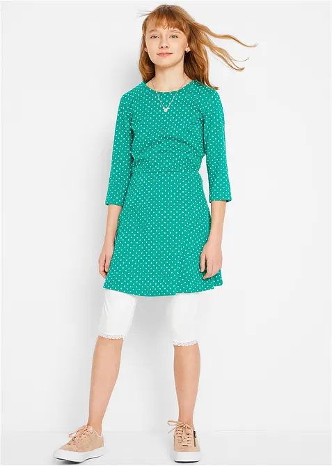 Capri legging met biologisch katoen (set van 2), bonprix