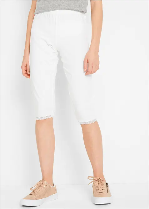 Capri legging met biologisch katoen (set van 2), bonprix