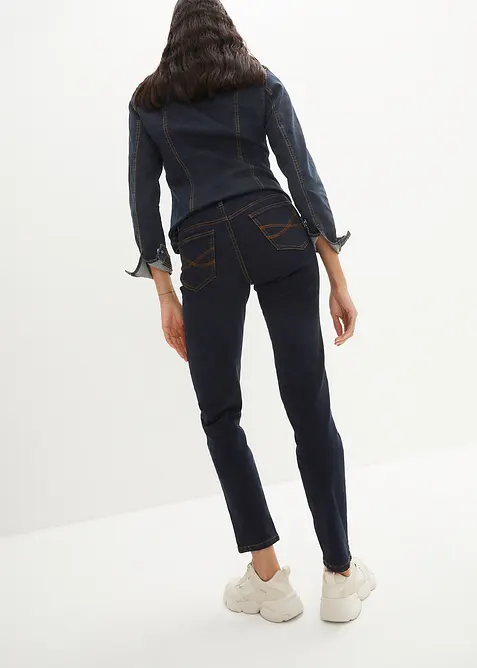 Mom jeans mid waist, long, bonprix