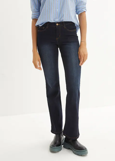 Boorcut jeans met corrigerend effect, mid waist, bonprix