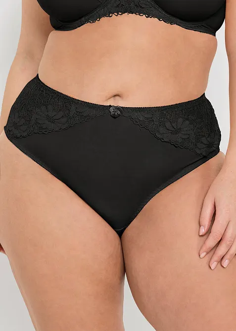 Maxislip met kant (set van 2), bonprix