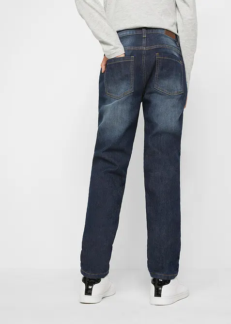 Thermojeans met fleece voering, slim fit, straight, bonprix