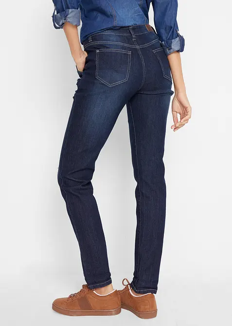 Comfort stretch boyfriend jeans, mid waist, bonprix