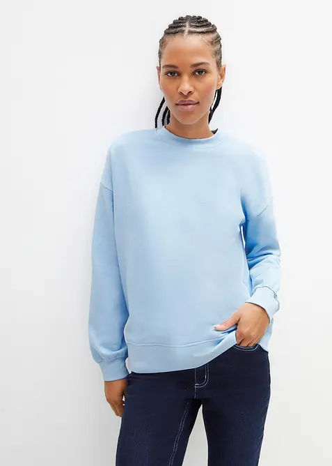 Oversized sweater van katoen, bonprix