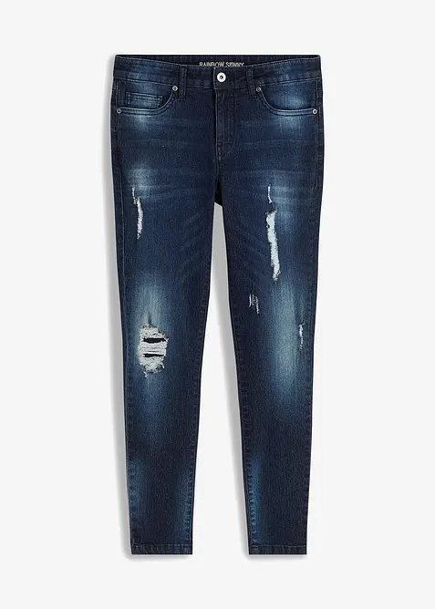 Skinny jeans mid waist, stretch, bonprix