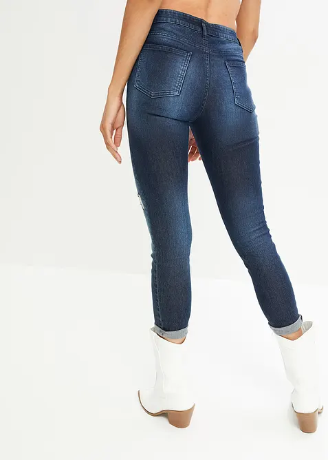 Skinny jeans mid waist, stretch, bonprix