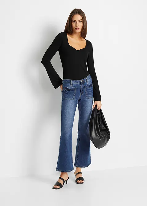 Longsleeve van een viscose mix, bonprix