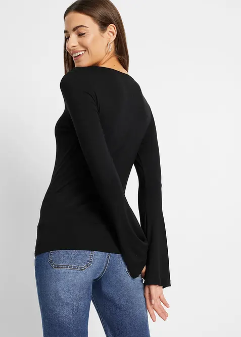 Longsleeve van een viscose mix, bonprix