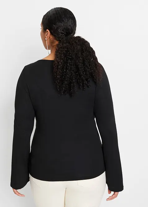 Longsleeve van een viscose mix, bonprix