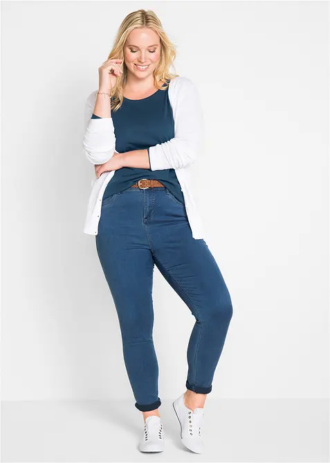 Katoenen longsleeve met ronde hals, bonprix