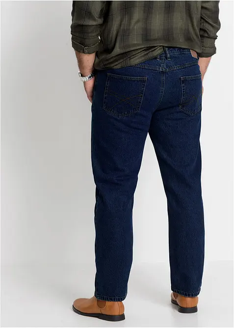 Classic fit jeans met deels elastische tailleband, straight, bonprix