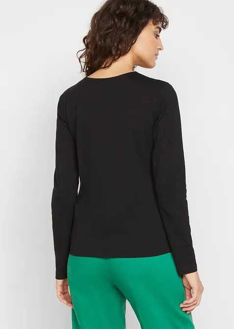 Longsleeve met biologisch katoen, bonprix