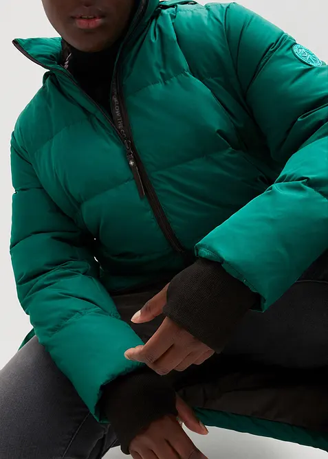 Lange outdoor jas met gerecycled dons en isolerende warmtetechnologie, bonprix