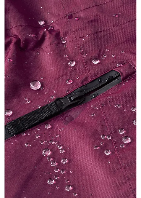 waterdichte functionele outdoor-overgangsjas met capuchon, 2-in-1-look, bonprix