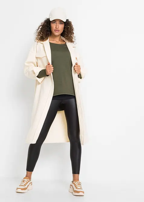 Longshirt en top in een viscosemix, bonprix