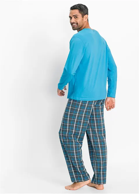 Pyjama met lange mouwen van katoen, bonprix