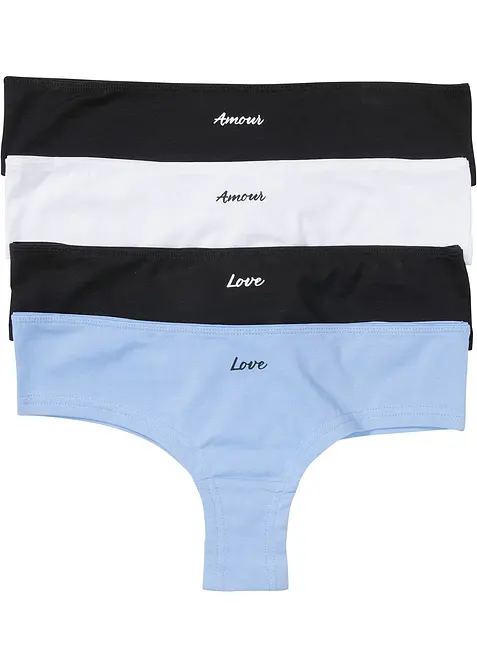 Brazilian slip (set van 4), bonprix