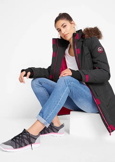 Gewatteerde outdoor parka, waterdicht, bonprix