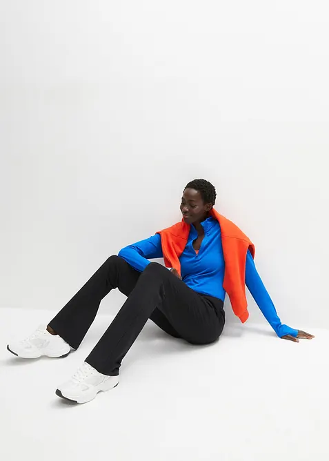 Sportbroek met stretch en met biologisch katoen, bonprix