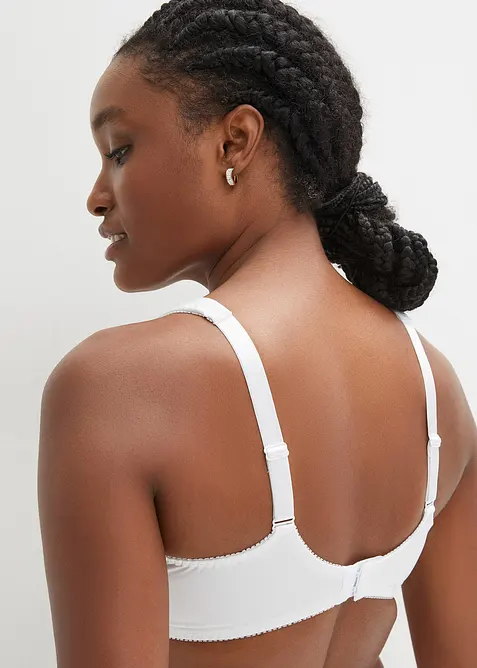 T-shirt bh met beugels en glanseffect (set van 2), bonprix