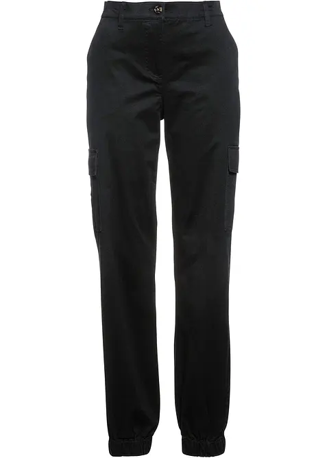 Cargo broek met stretch van katoen, bonprix