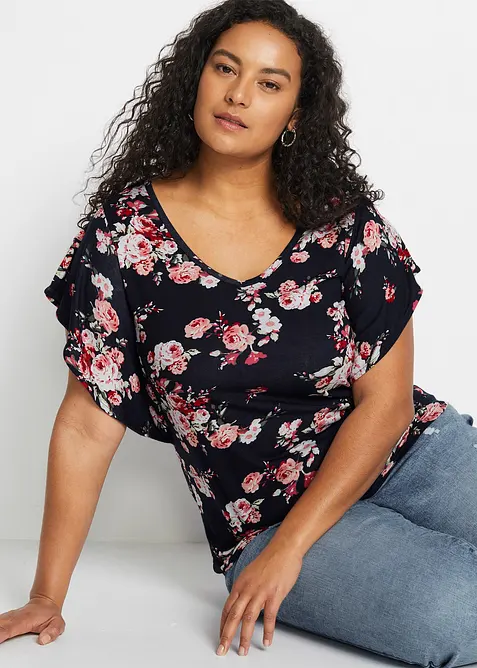 Shirt van viscose, bonprix