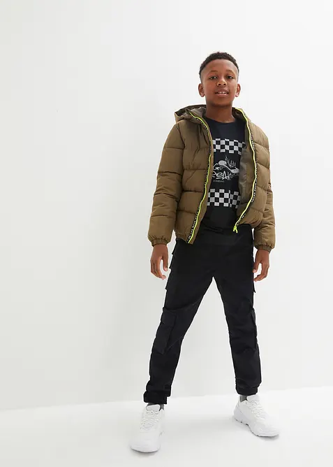 Stretch cargo instapbroek, regular fit, bonprix