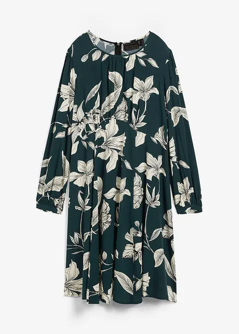 Soepelvallende jurk van viscose, bonprix