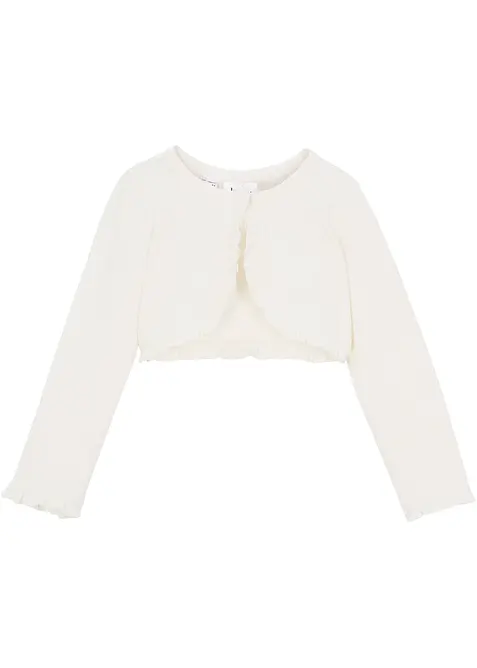 Meisjes shirt bolero met biologisch katoen, bonprix