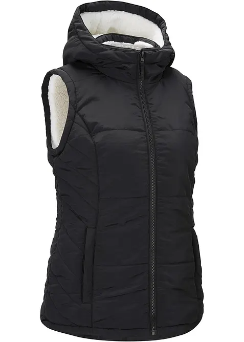 Bodywarmer met teddy voering, bonprix