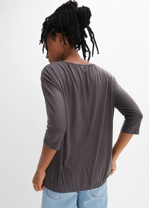 Oversized shirt in een viscosemix, bonprix