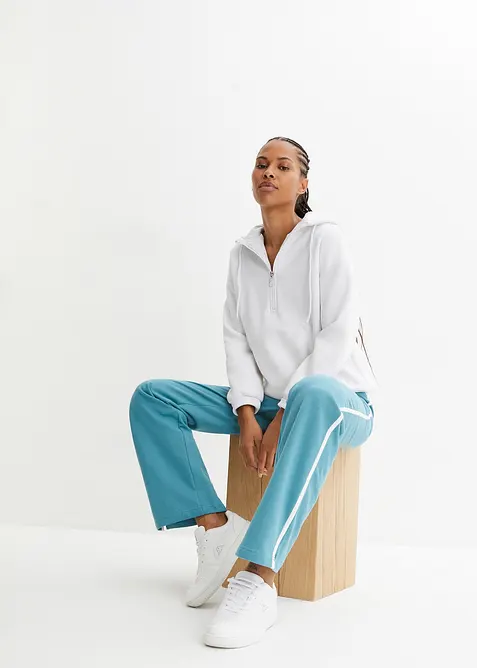 Joggingbroek van zwaar katoen (set van 2), bonprix