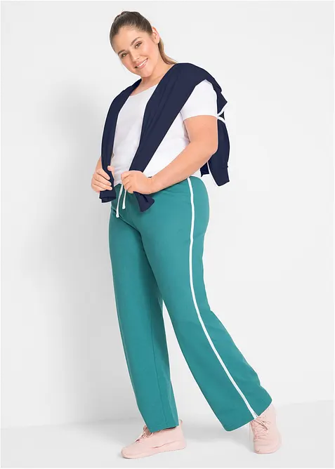 Joggingbroek van zwaar katoen (set van 2), bonprix