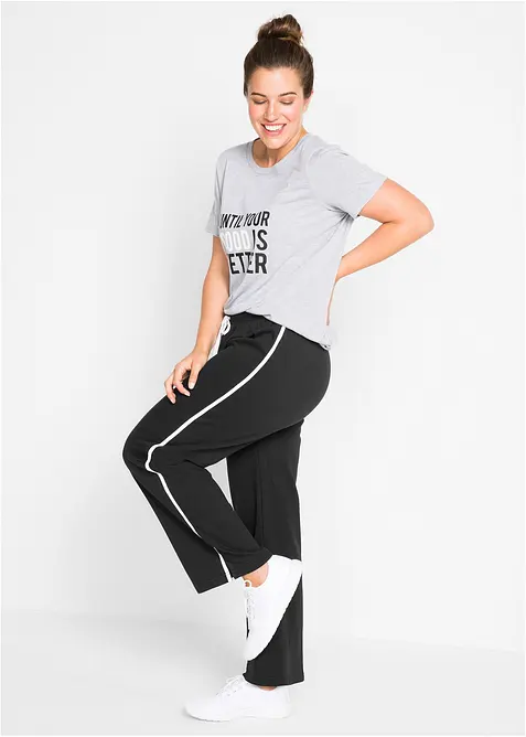 Joggingbroek van zwaar katoen (set van 2), bonprix