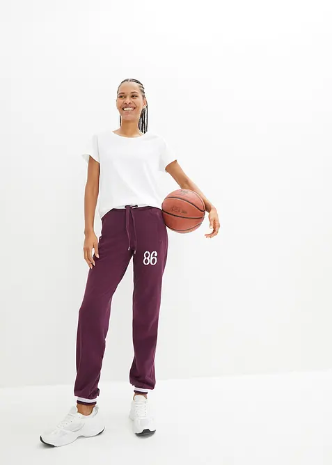 Sweatpants van elastische katoenmix, bonprix