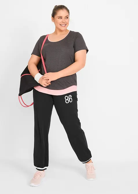 Sweatpants van elastische katoenmix, bonprix