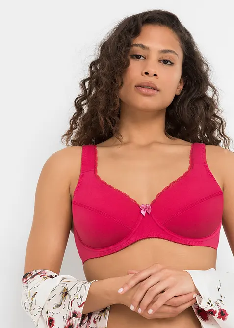 Beugel bh met zacht biologisch katoen (set van 3), bonprix