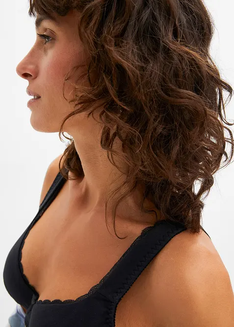 Beugel bh met zacht biologisch katoen (set van 3), bonprix