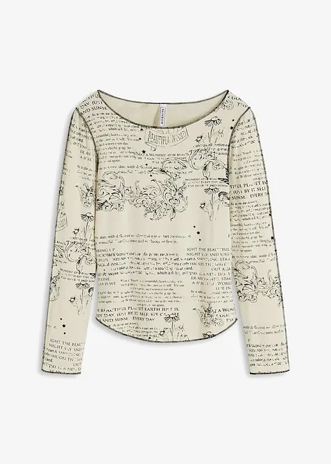 Longsleeve van zacht viscose, bonprix