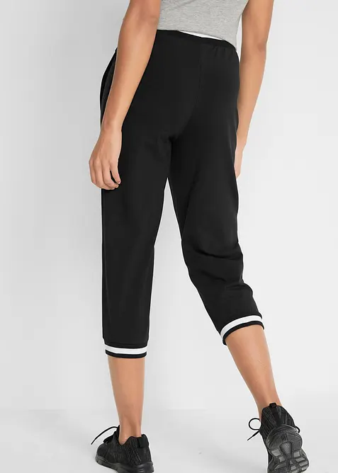 3/4 joggingbroek in een katoen-wolmix, bonprix