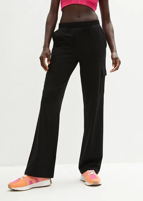 Joggingbroek van een elastische katoenmix, bonprix